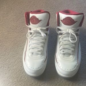 Air Jordan 2s White Red